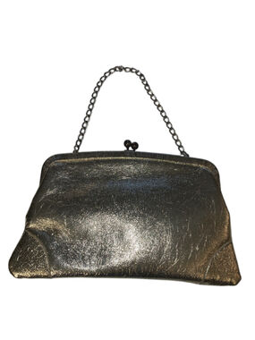 Women's Ingber Gold Clutch Wristlet One Size with Multicolor Lining